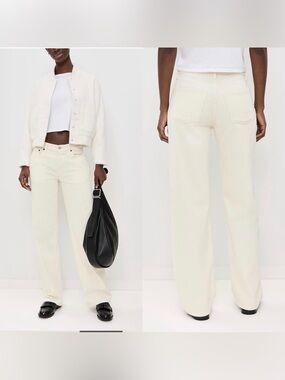 STILL HERE Everyday corduroy pant in “Milk”